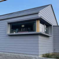 加茂の家　Ｌ型の連窓