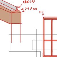 岩倉の家　障子のデザイン